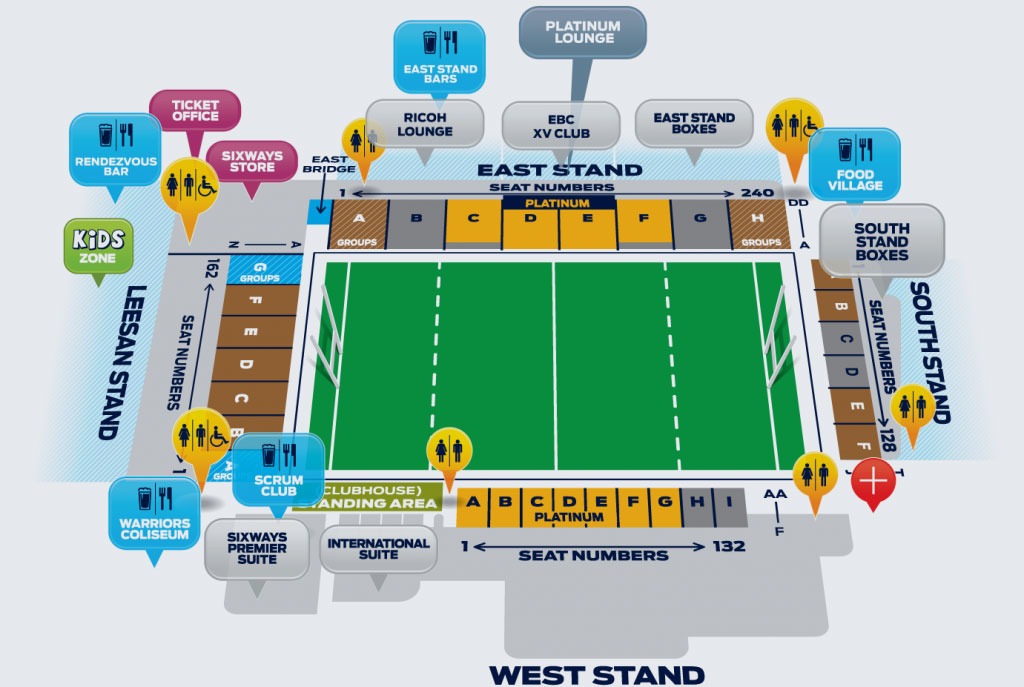 Warriors Stadium Seating Chart