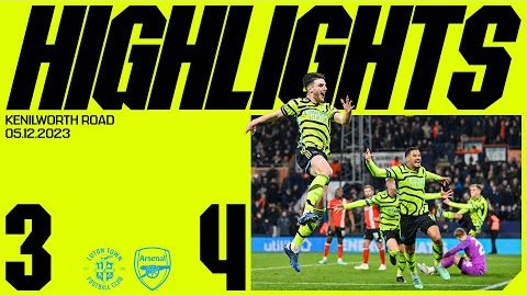 DECLAN RICE IN THE 97TH MINUTE! | Luton Town vs Arsenal (3-4) | Martinelli